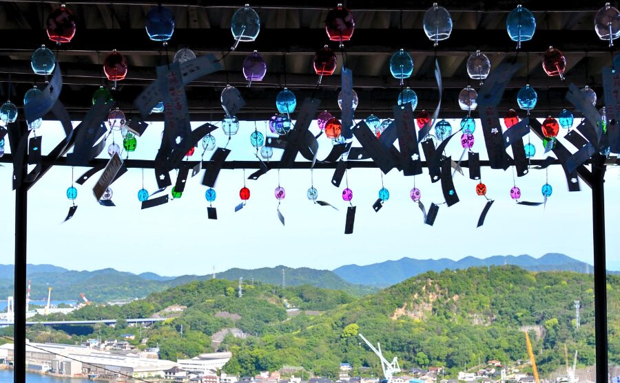 千光寺本堂付近から見える尾道の景色
