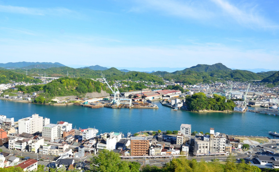 MiTeMiから見る尾道水道の景色